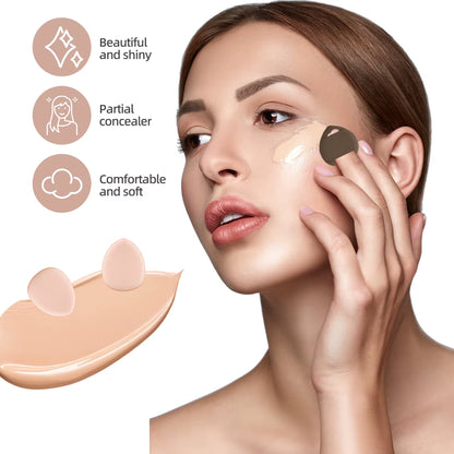 Makeup Brushes and Sponges Set, Brown Makeup Puff, Beauty Egg, Headband, Wristband Remover Kit, Makeup Tool, Gift, 20/40